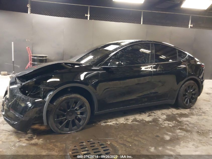 2022 TESLA MODEL Y LONG RANGE - 7SAYGDEE2NA013836