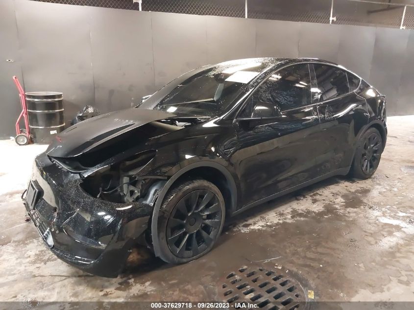 2022 TESLA MODEL Y LONG RANGE - 7SAYGDEE2NA013836