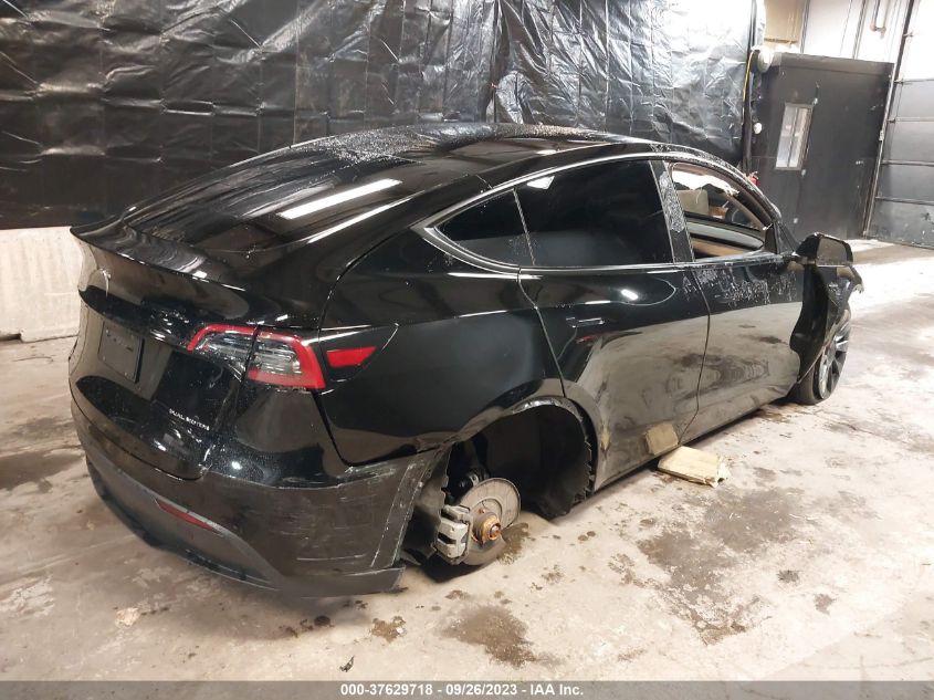 2022 TESLA MODEL Y LONG RANGE - 7SAYGDEE2NA013836
