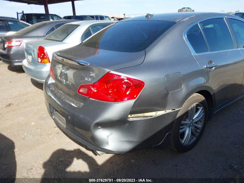 2013 INFINITI G37 SEDAN JOURNEY JN1CV6APXDM715379