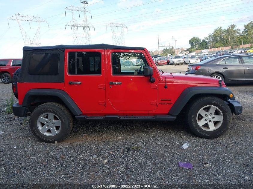 2017 JEEP WRANGLER UNLIMITED SPORT - 1C4HJWDG2H1548618