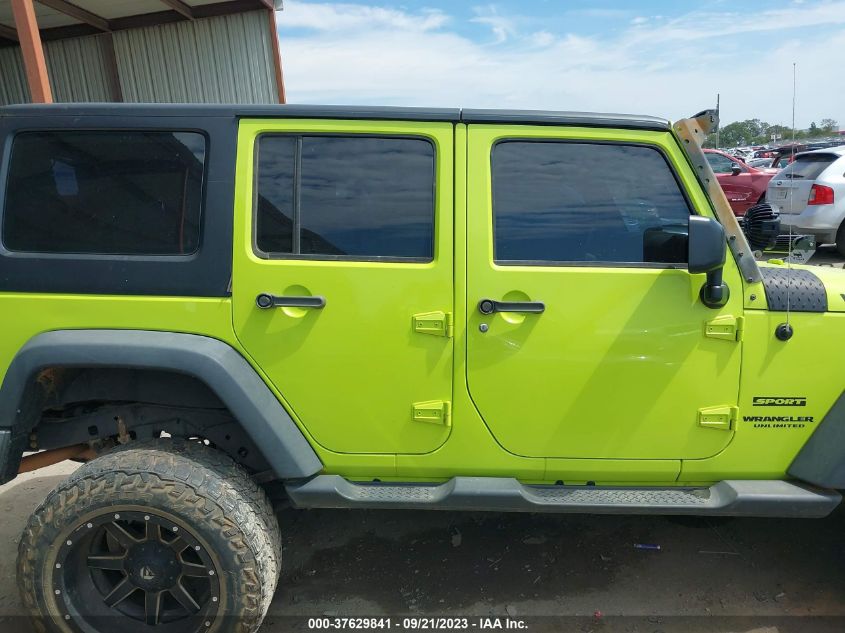 2016 JEEP WRANGLER UNLIMITED SPORT - 1C4BJWDG8GL278072