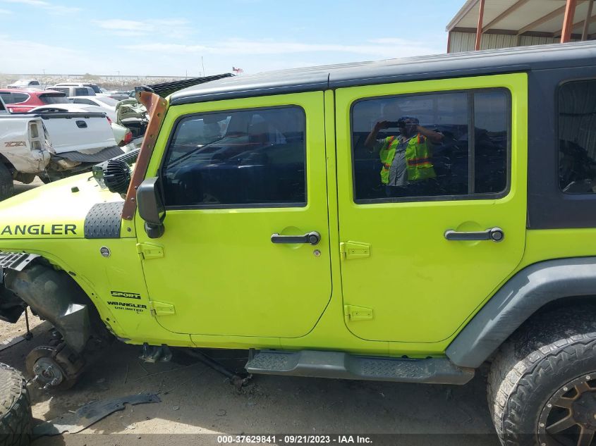 2016 JEEP WRANGLER UNLIMITED SPORT - 1C4BJWDG8GL278072