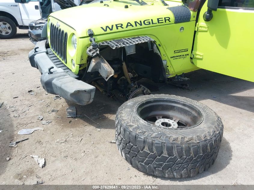 2016 JEEP WRANGLER UNLIMITED SPORT - 1C4BJWDG8GL278072
