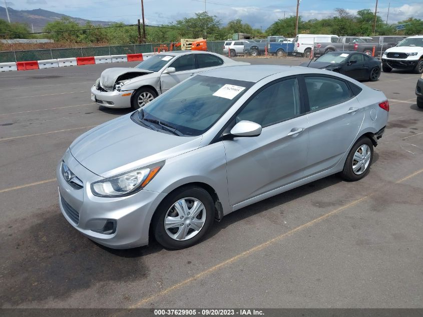 2014 HYUNDAI ACCENT GLS - KMHCT4AE4EU742483