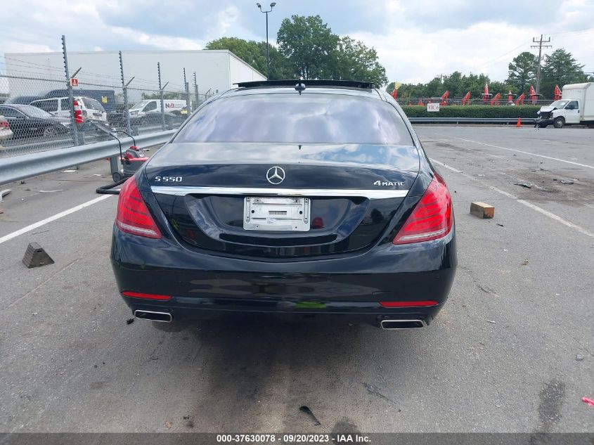 2014 MERCEDES-BENZ S-CLASS S 550 WDDUG8FB1EA048599