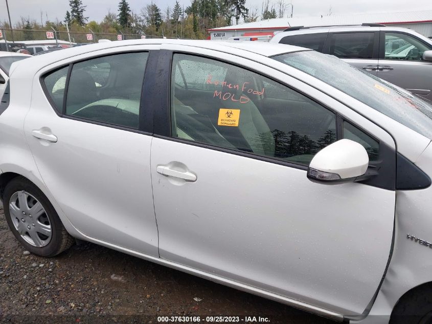 2015 TOYOTA PRIUS C ONE/TWO/THREE/FOUR - JTDKDTB38F1585824