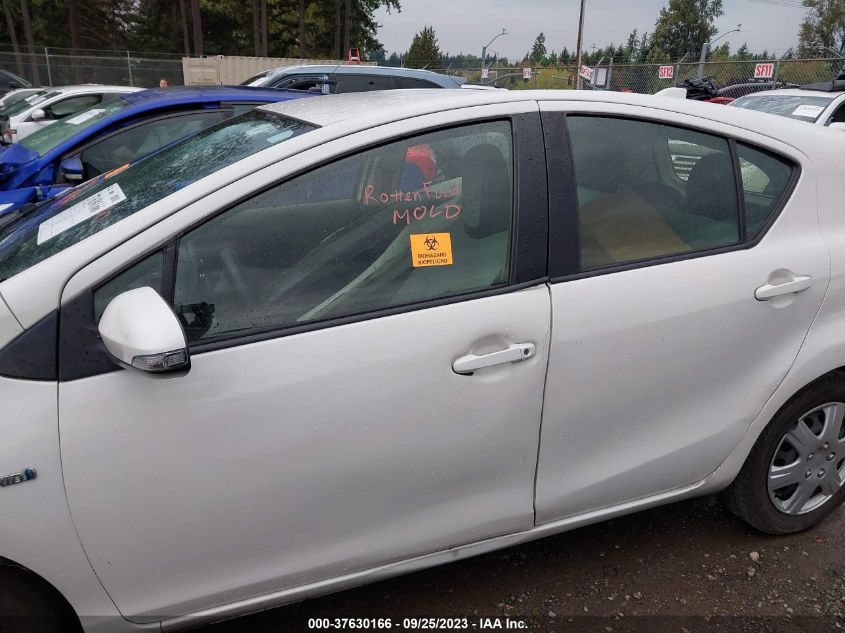 2015 TOYOTA PRIUS C ONE/TWO/THREE/FOUR - JTDKDTB38F1585824