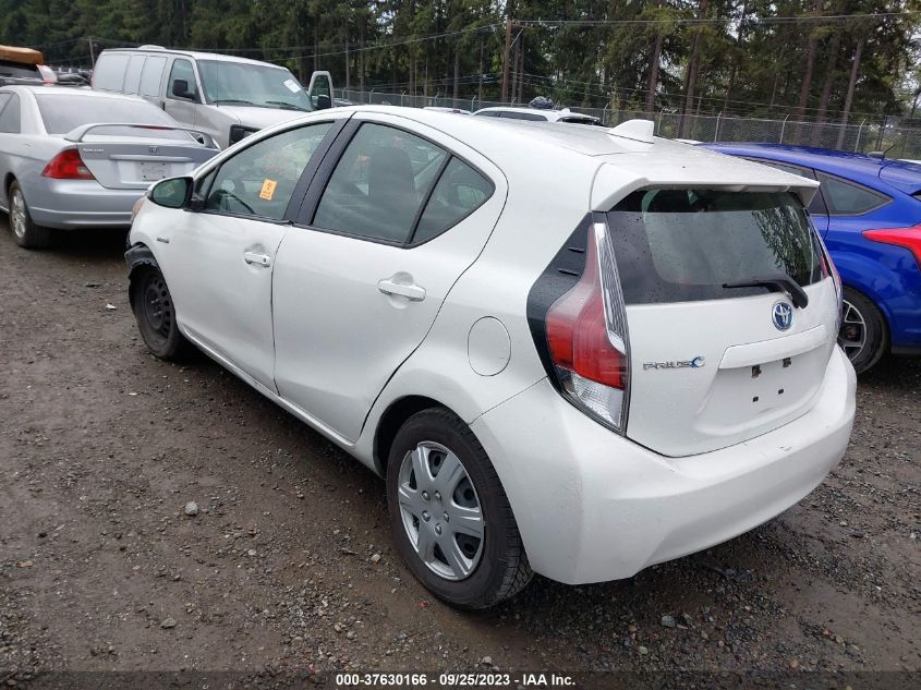 2015 TOYOTA PRIUS C ONE/TWO/THREE/FOUR - JTDKDTB38F1585824