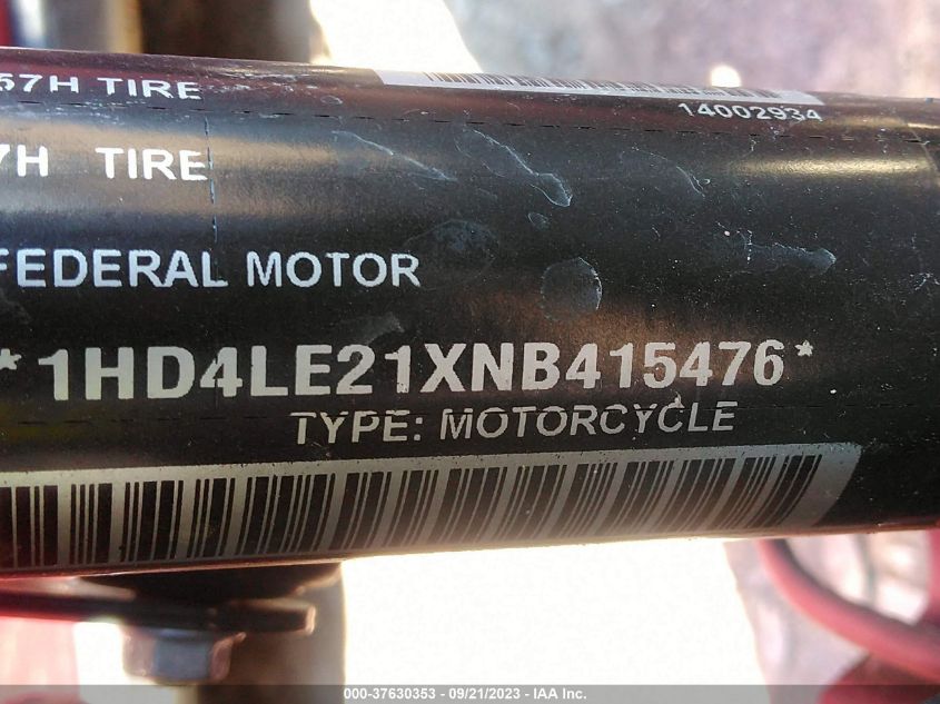 2022 HARLEY-DAVIDSON XL883 N - 1HD4LE21XNB415476