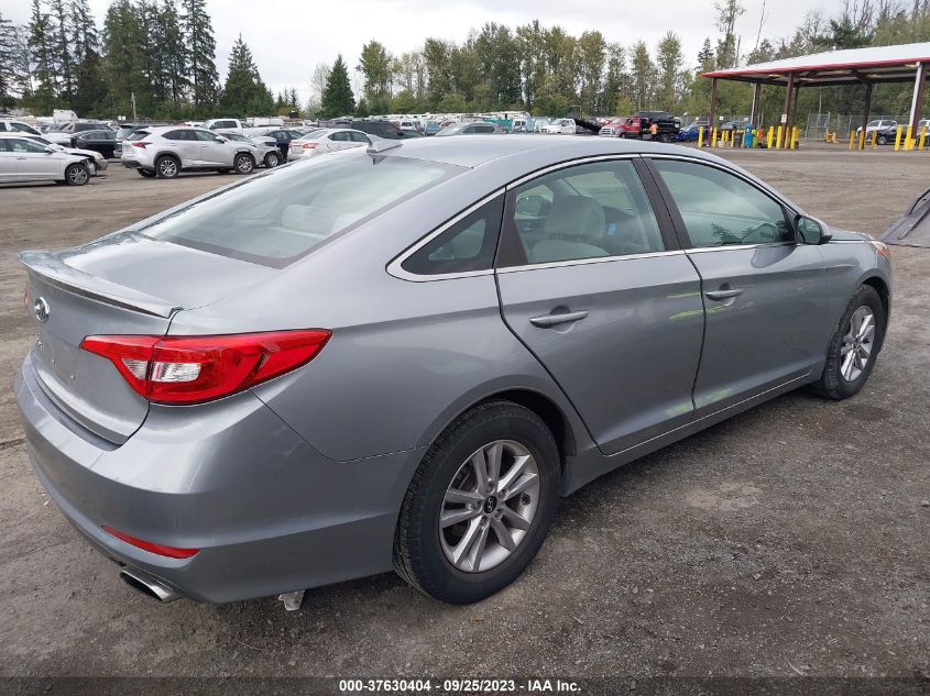 2015 HYUNDAI SONATA 2.4L SE - 5NPE24AF3FH012360