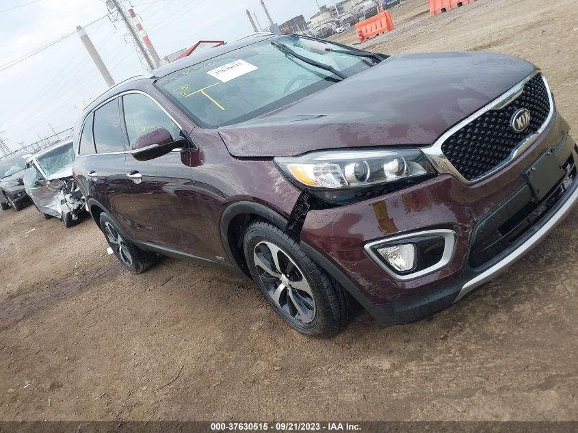 2016 KIA SORENTO EX - 5XYPHDA17GG036746