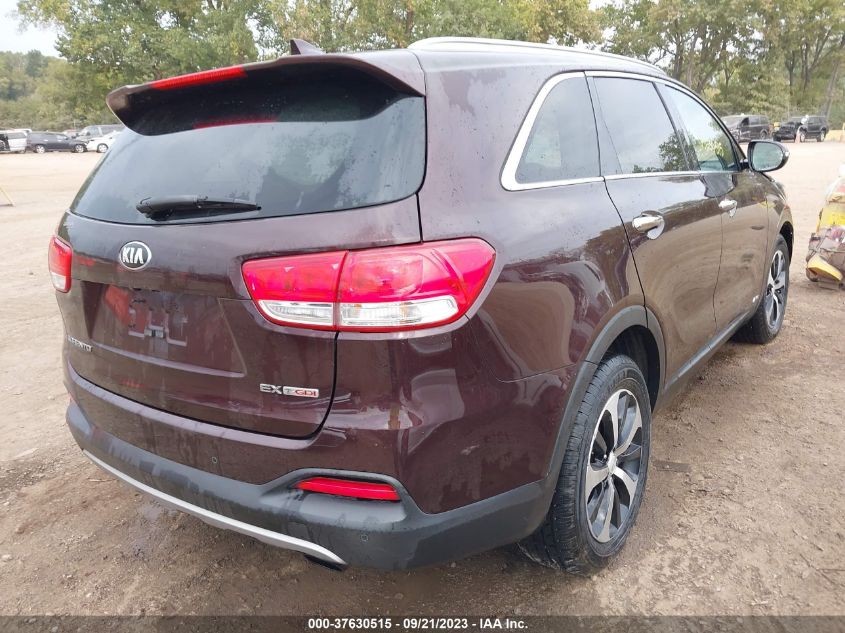 2016 KIA SORENTO EX - 5XYPHDA17GG036746