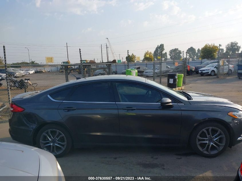 2017 FORD FUSION SE - 3FA6P0HD9HR258208