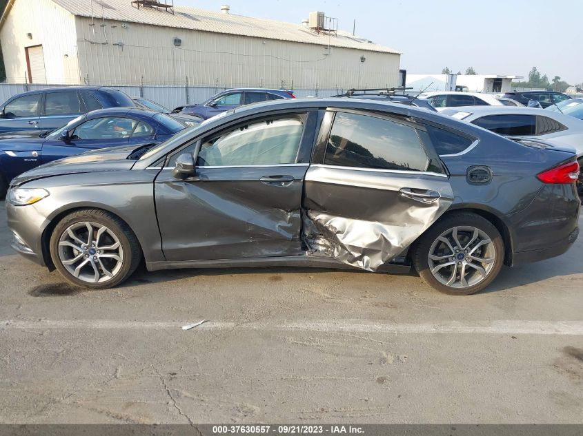 2017 FORD FUSION SE - 3FA6P0HD9HR258208
