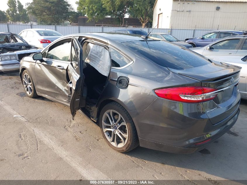 2017 FORD FUSION SE - 3FA6P0HD9HR258208