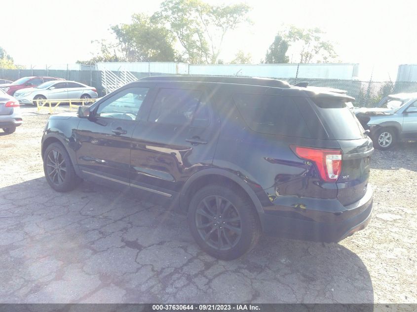 2017 FORD EXPLORER XLT - 1FM5K8D88HGC17180