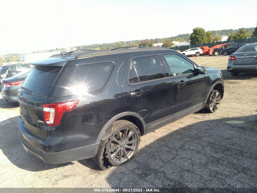 2017 FORD EXPLORER XLT - 1FM5K8D88HGC17180
