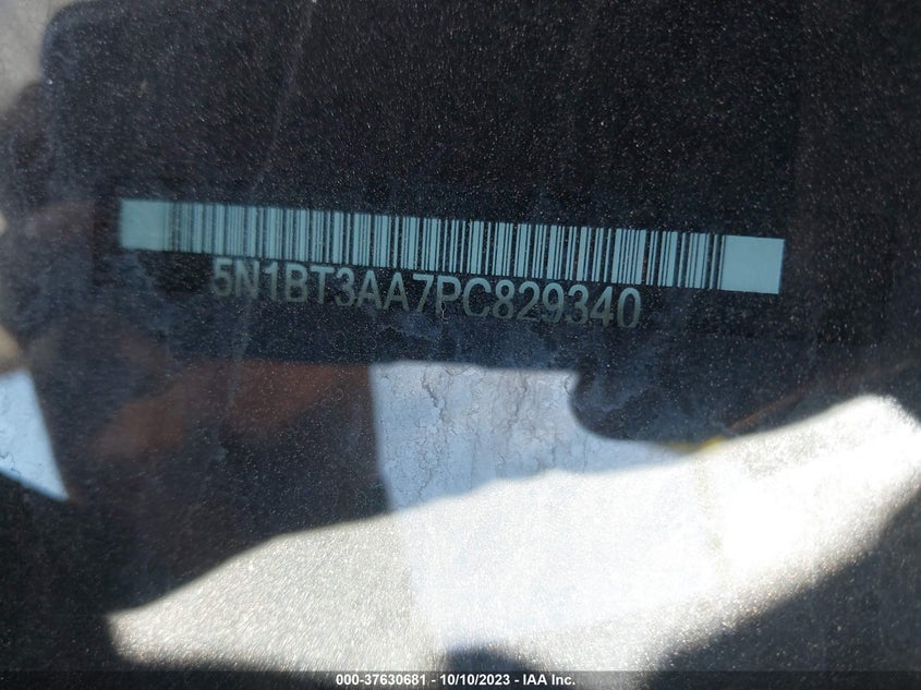 VIN 5N1BT3AA7PC829340 2023 NISSAN ROGUE S