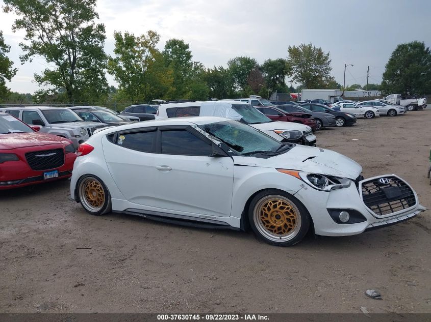 2015 HYUNDAI VELOSTER TURBO R-SPEC - KMHTC6AE2FU240522