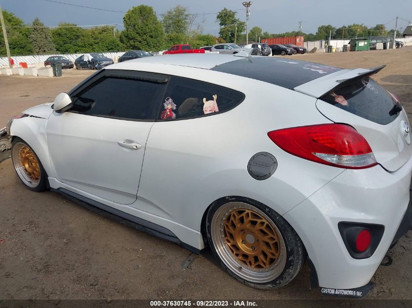 2015 HYUNDAI VELOSTER TURBO R-SPEC - KMHTC6AE2FU240522