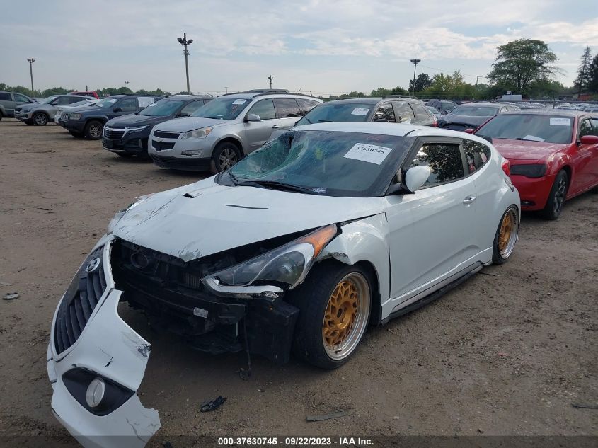 2015 HYUNDAI VELOSTER TURBO R-SPEC - KMHTC6AE2FU240522