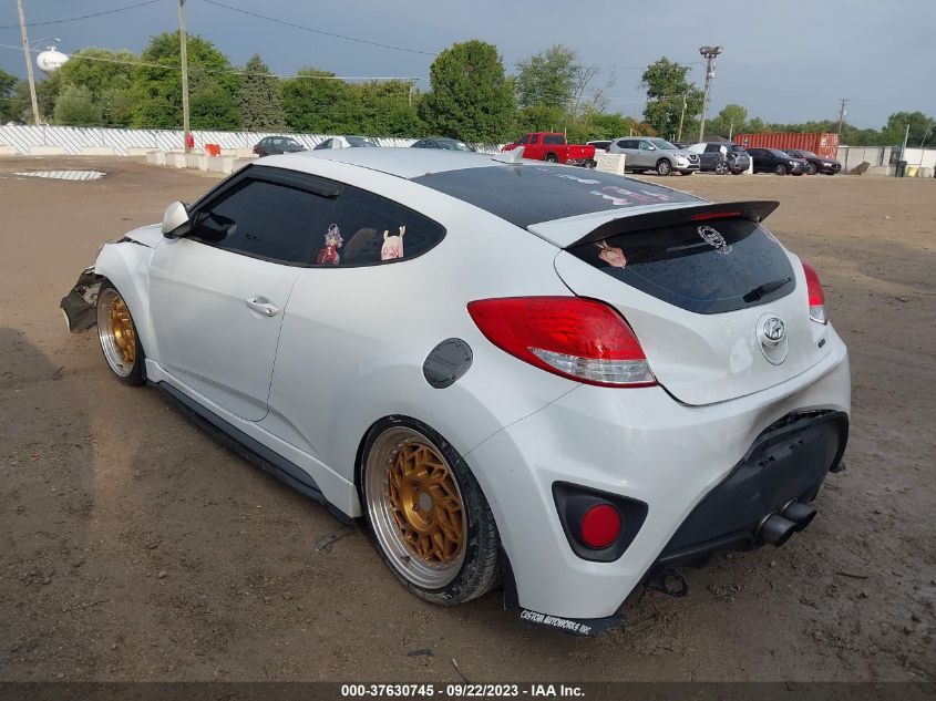 2015 HYUNDAI VELOSTER TURBO R-SPEC - KMHTC6AE2FU240522