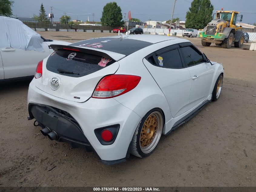 2015 HYUNDAI VELOSTER TURBO R-SPEC - KMHTC6AE2FU240522