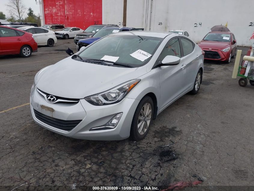 2016 HYUNDAI ELANTRA SE - KMHDH4AE3GU479119