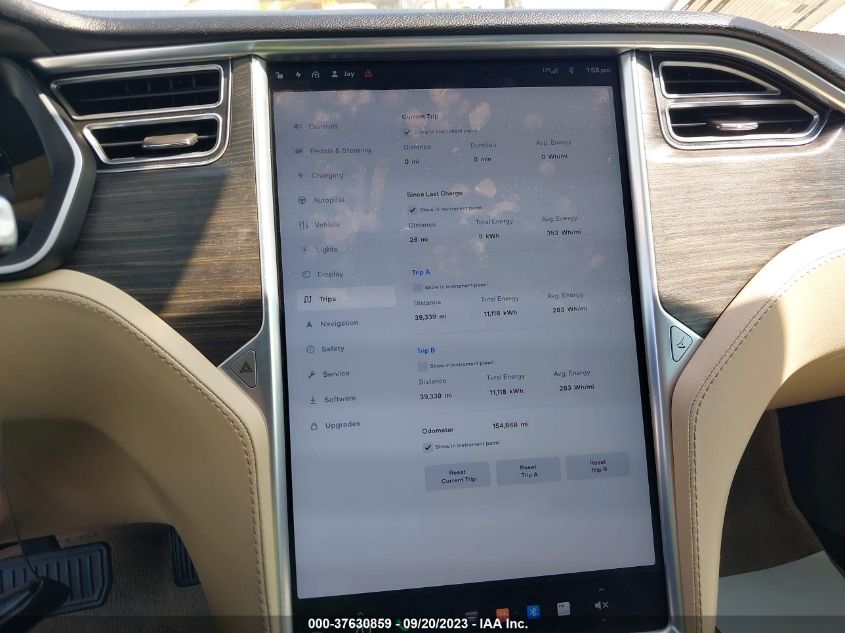 2015 TESLA MODEL S 85D/70D/90D/P90D - 5YJSA1S26FF097466