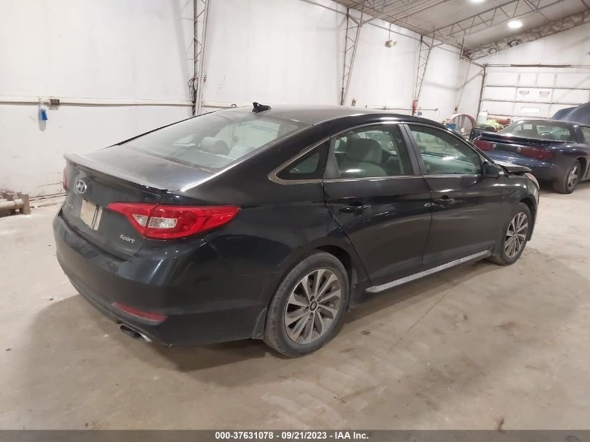 2016 HYUNDAI SONATA 2.4L SPORT - 5NPE34AF4GH267095