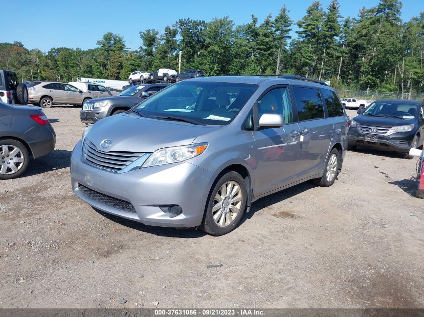 2017 TOYOTA SIENNA LE - 5TDJZ3DCXHS186154