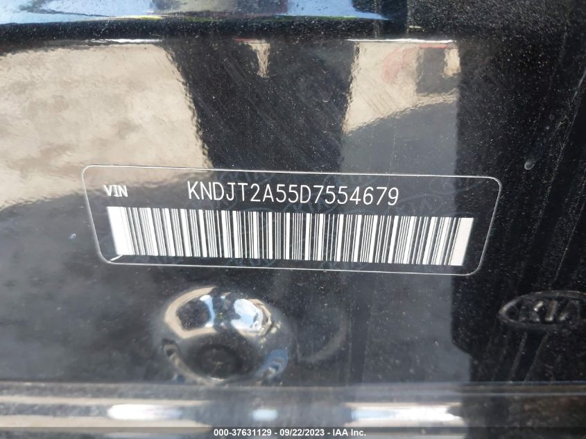 2013 KIA SOUL BASE - KNDJT2A55D7554679