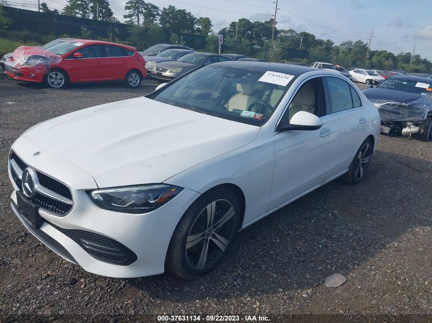 VIN W1KAF4HBXNR035668 2022 MERCEDES-BENZ C-CLASS C 300