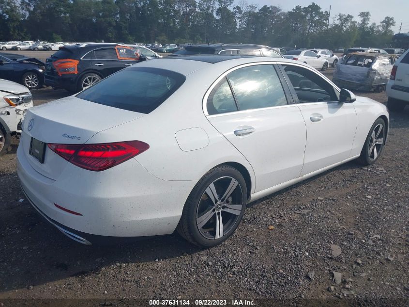 VIN W1KAF4HBXNR035668 2022 MERCEDES-BENZ C-CLASS C 300