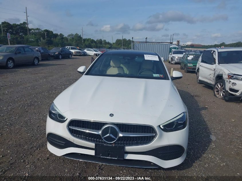 VIN W1KAF4HBXNR035668 2022 MERCEDES-BENZ C-CLASS C 300