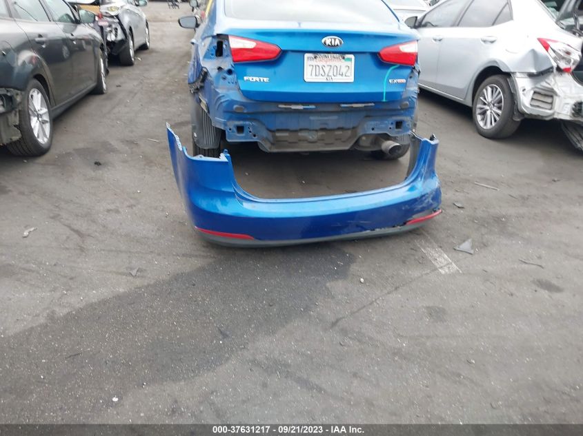 2014 KIA FORTE EX - KNAFZ4A80E5165730