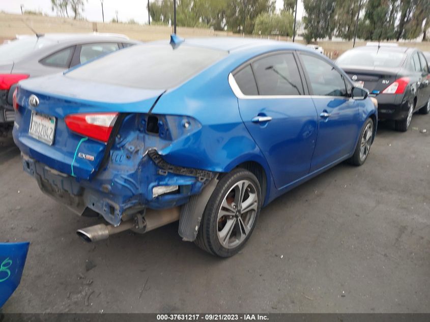 2014 KIA FORTE EX - KNAFZ4A80E5165730