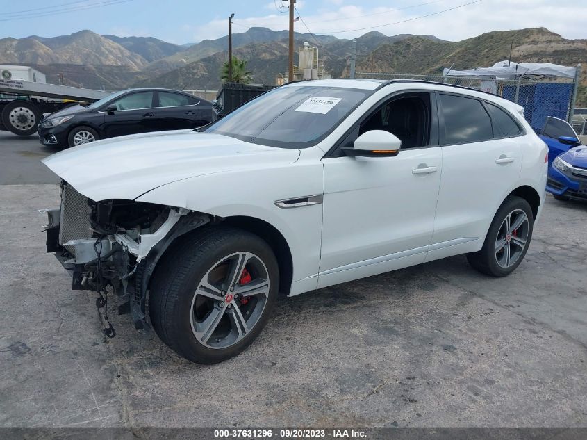 VIN SADCM2FV5KA361015 2019 JAGUAR F-PACE S