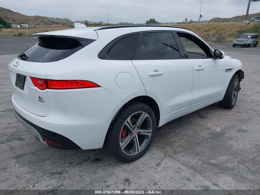 VIN SADCM2FV5KA361015 2019 JAGUAR F-PACE S