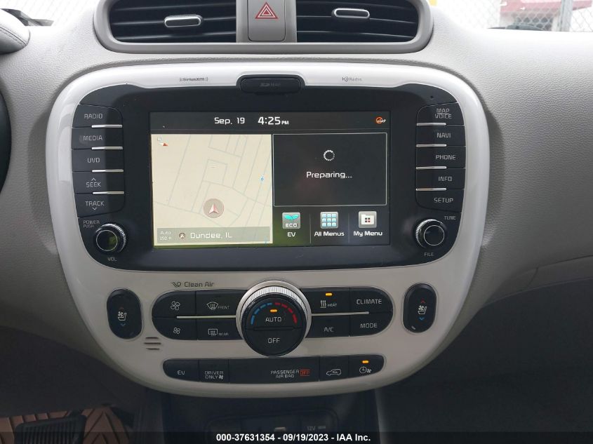 2016 KIA SOUL EV + KNDJX3AE2G7005228