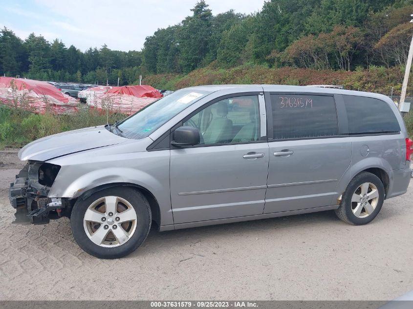 2013 DODGE GRAND CARAVAN SE - 2C4RDGBG4DR654364
