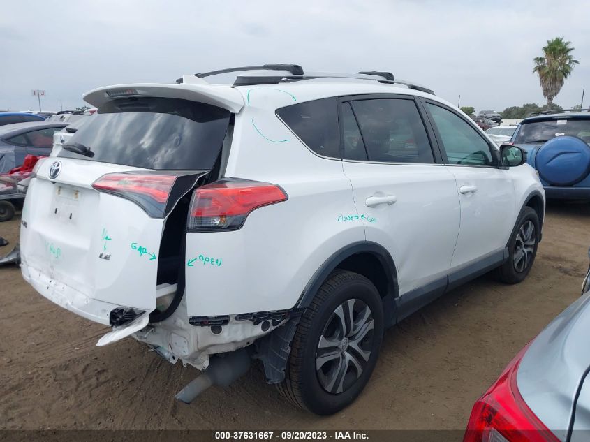 2016 TOYOTA RAV4 LE - 2T3ZFREVXGW290123