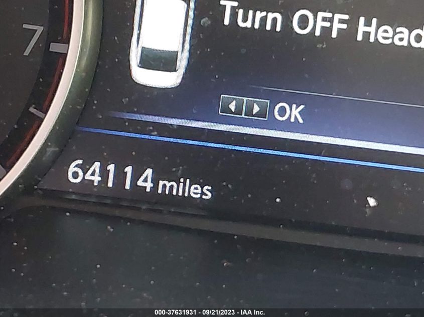 2019 NISSAN MAXIMA SV - 1N4AA6AV5KC373198