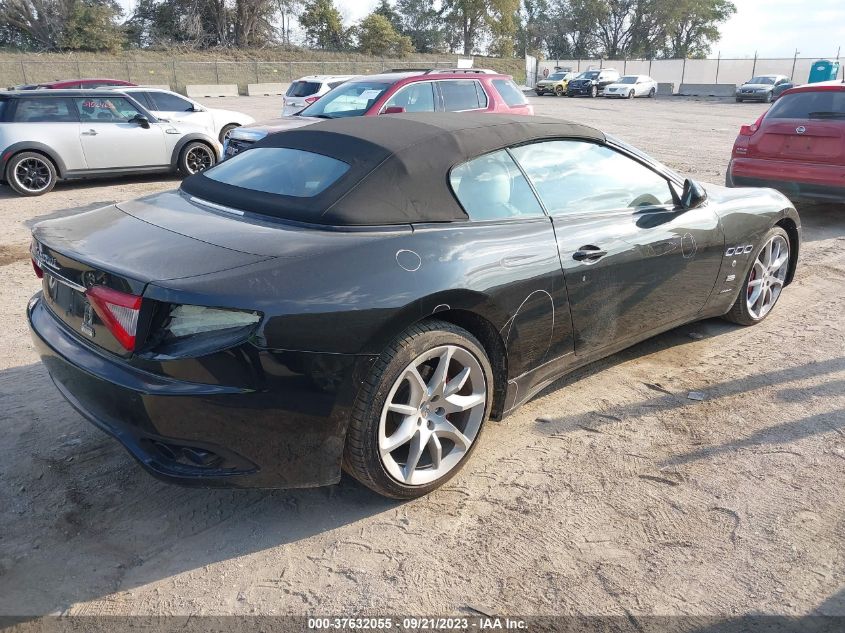 2014 MASERATI GRANTURISMO CONVERTIBLE ZAM45MMA1E0077010