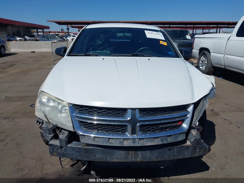 2013 DODGE AVENGER SE V6 - 1C3CDZAG7DN508996
