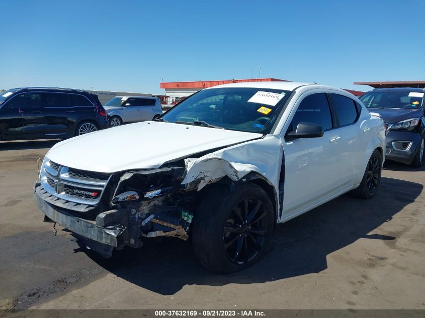 2013 DODGE AVENGER SE V6 - 1C3CDZAG7DN508996