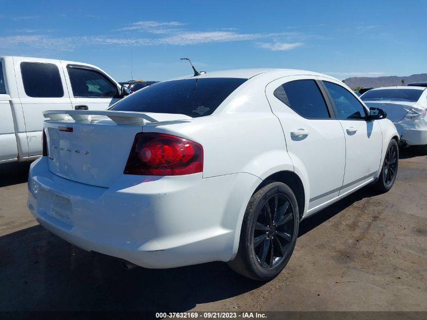 2013 DODGE AVENGER SE V6 - 1C3CDZAG7DN508996