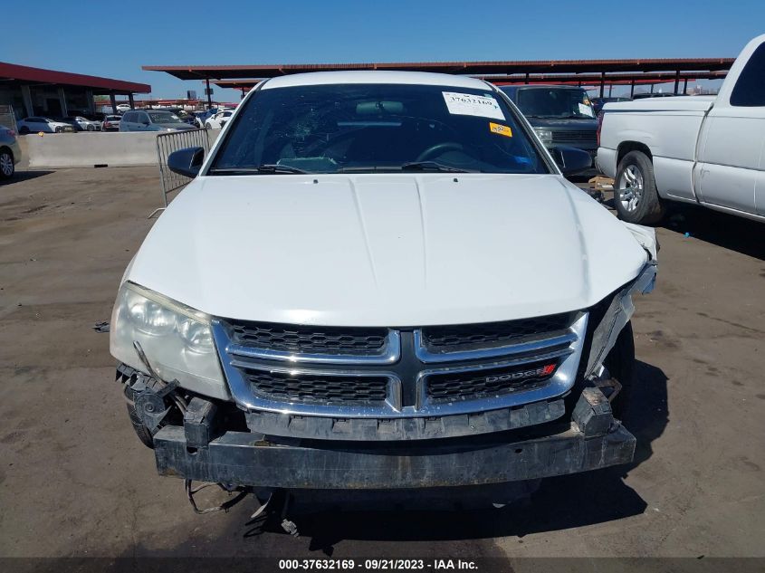 2013 DODGE AVENGER SE V6 - 1C3CDZAG7DN508996