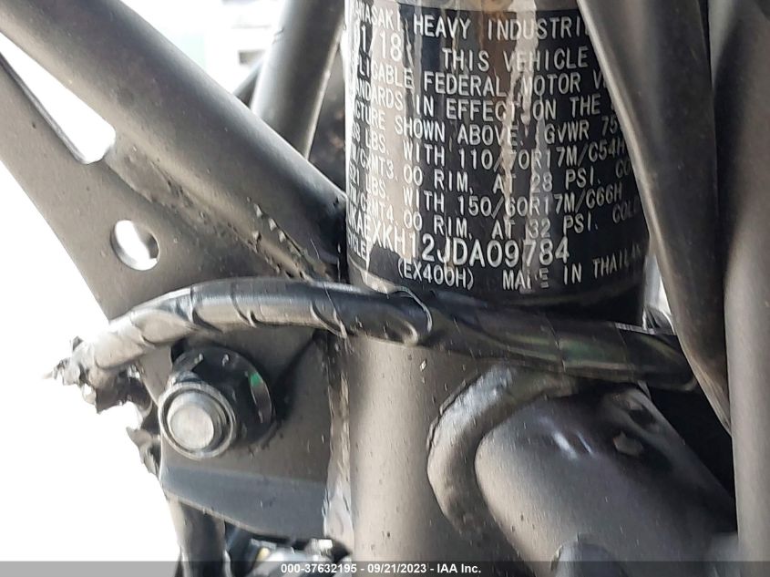 2018 KAWASAKI EX400 - JKAEXKH12JDA09784